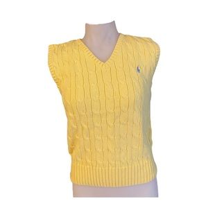 Polo by Ralph Lauren Boys Cable Knot Sweater Vest